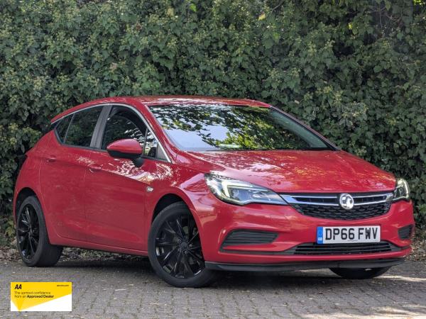 Vauxhall Astra 1.4i Turbo Design Hatchback 5dr Petrol Manual Euro 6 (125 ps)