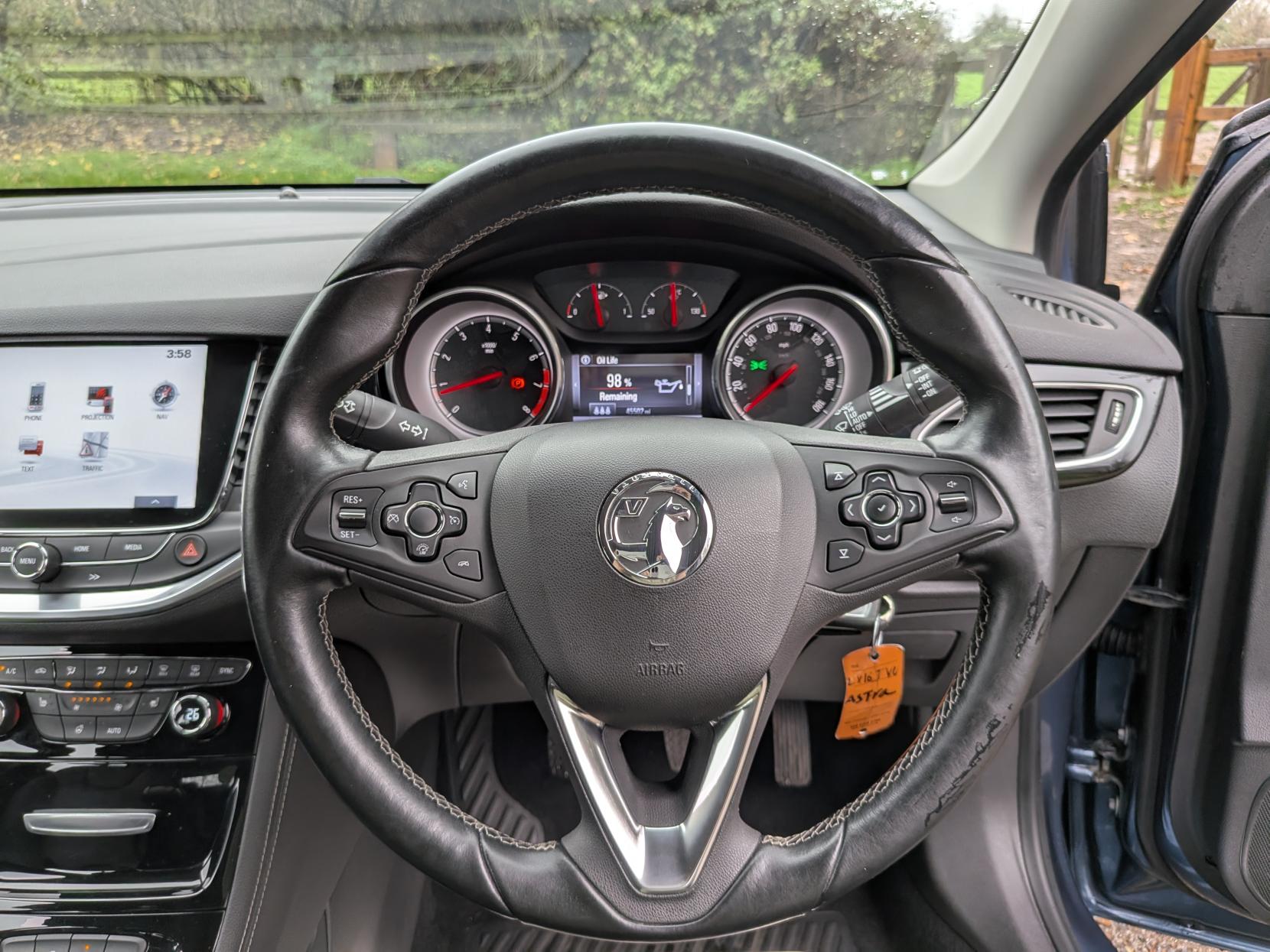 Vauxhall Astra 1.4i Turbo Elite Nav Hatchback 5dr Petrol Manual Euro 6 (150 ps)