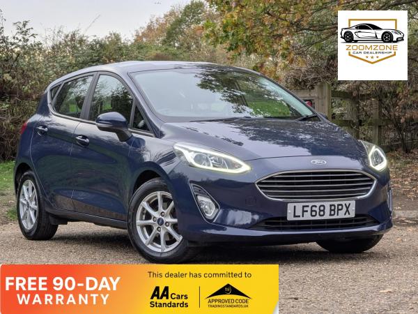 Ford Fiesta 1.0T EcoBoost GPF Zetec Hatchback 5dr Petrol Auto Euro 6 (s/s) (100 ps)
