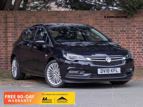 Vauxhall Astra 1.4i Turbo Elite Nav Hatchback 5dr Petrol Manual Euro 6 (150 ps)