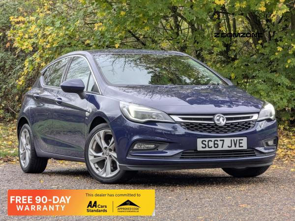 Vauxhall Astra 1.4i Turbo SRi Hatchback 5dr Petrol Manual Euro 6 (150 ps)