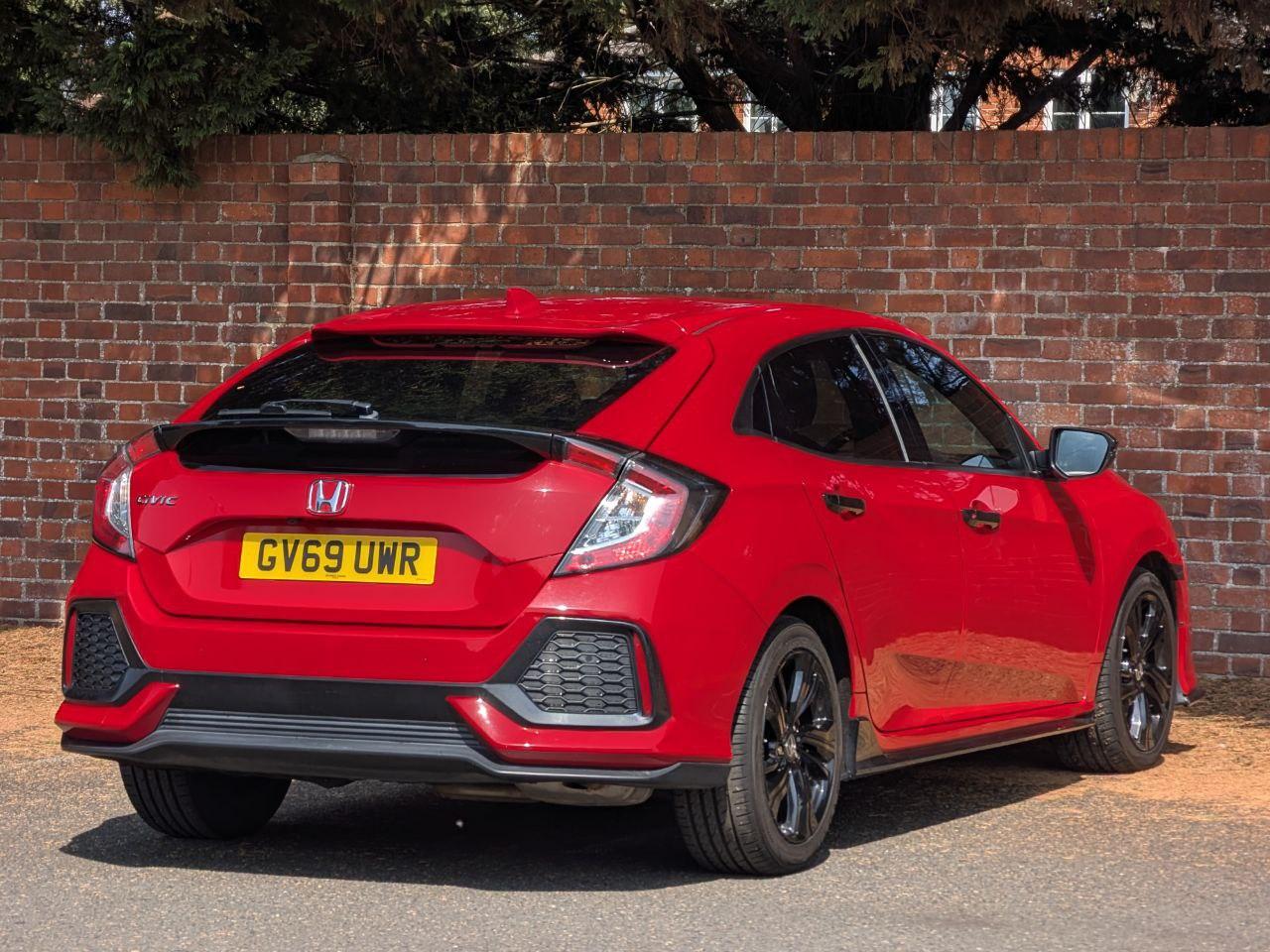 Honda Civic 1.0 VTEC Turbo Sport Line Hatchback 5dr Petrol CVT Euro 6 (s/s) (126 ps)