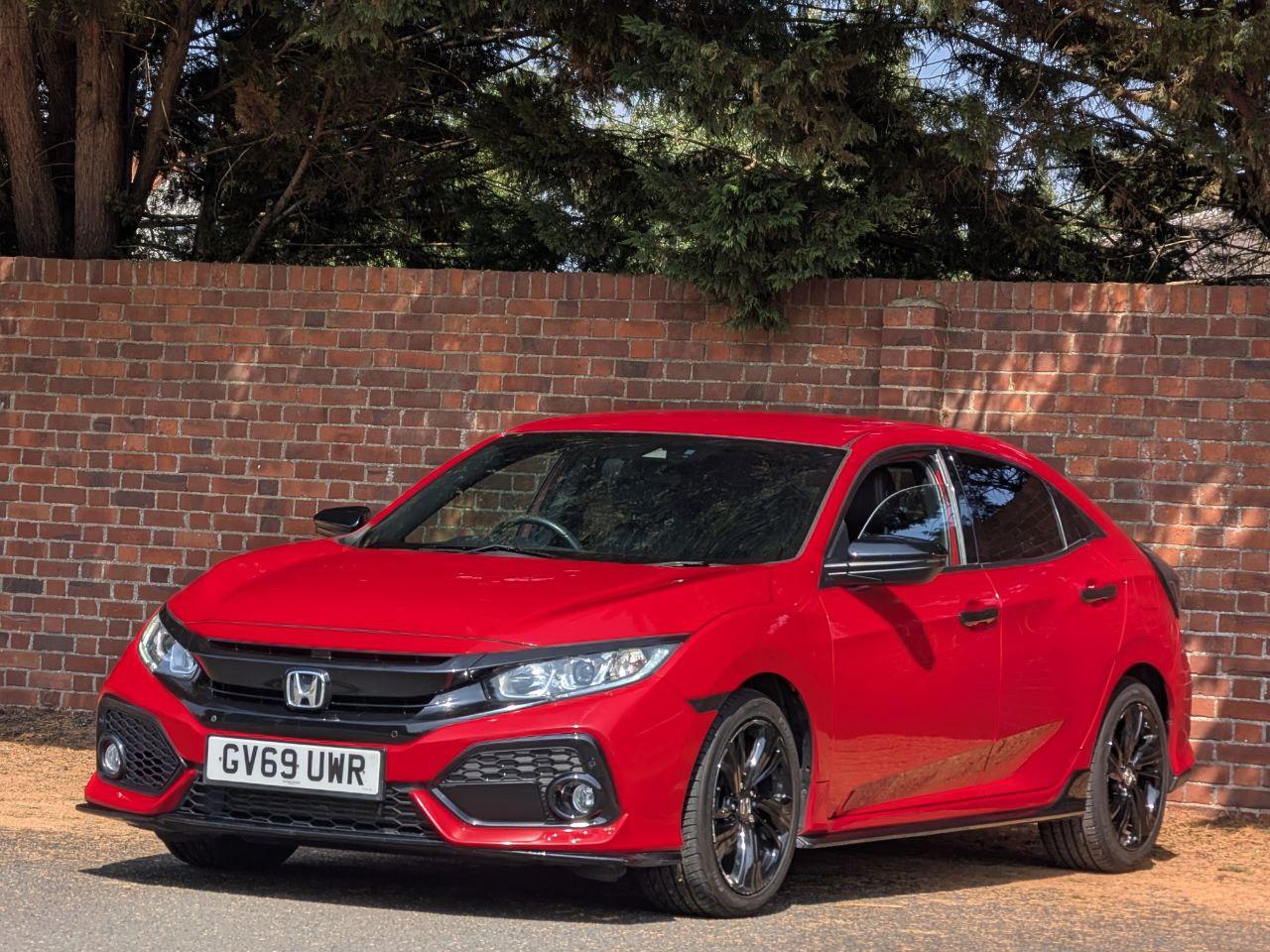 Honda Civic 1.0 VTEC Turbo Sport Line Hatchback 5dr Petrol CVT Euro 6 (s/s) (126 ps)